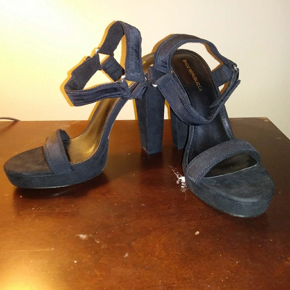 5" Black heels